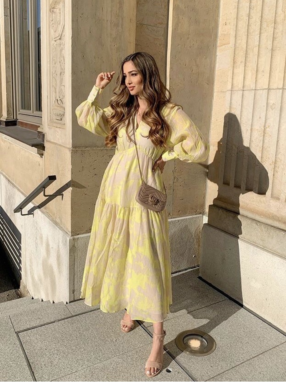 H&M Yellow Maxi Dress NWT - Picture 5 of 5
